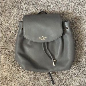 kate spade mini gray backpack